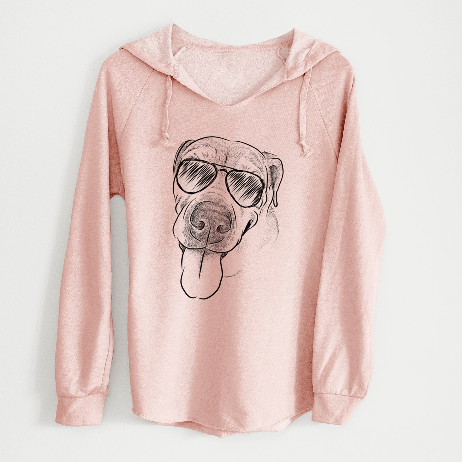 Aviator Sugar the Staffordshire Terrier Mix - Cali Wave Hooded Sweatshirt