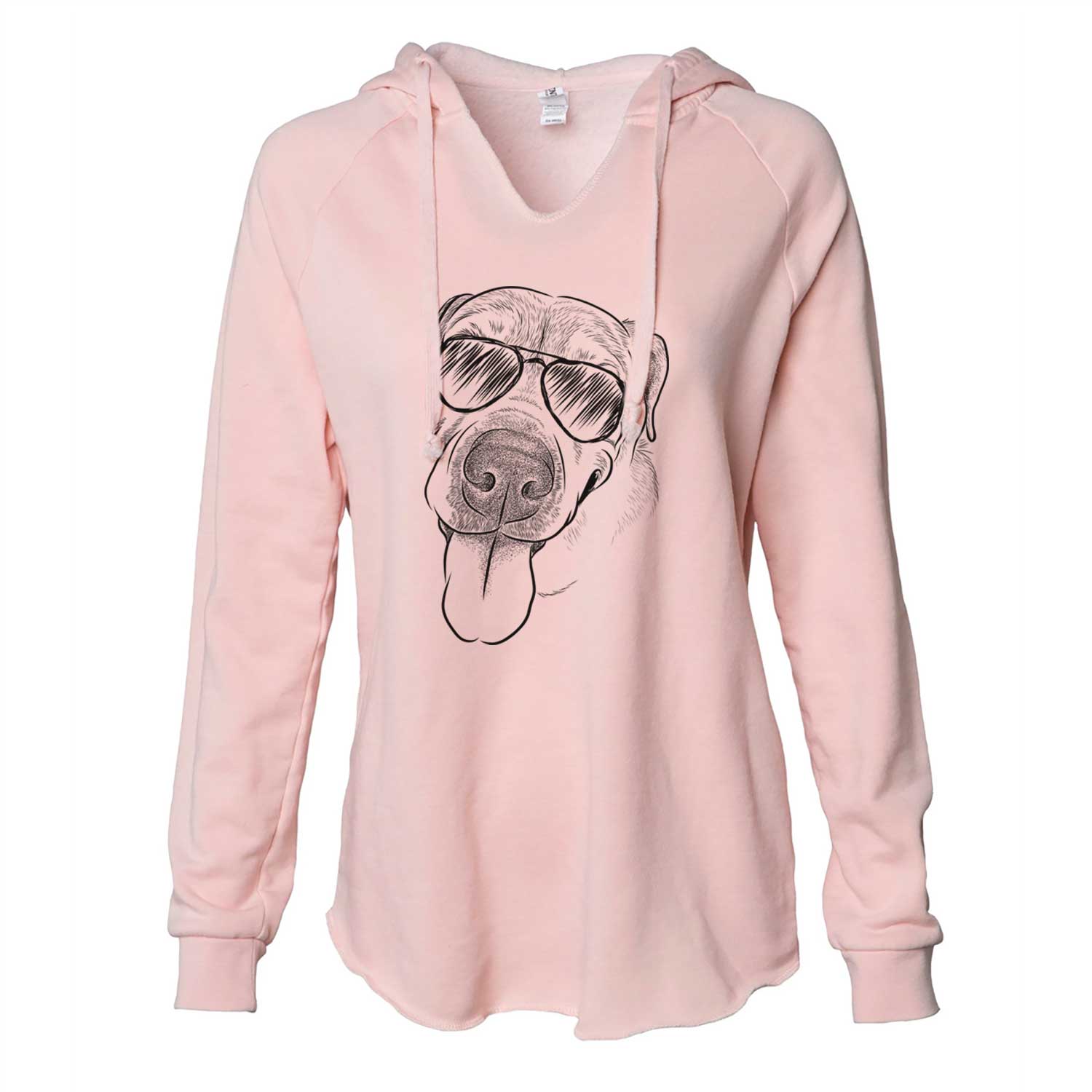 Sugar the Staffordshire Terrier Mix - Cali Wave Hooded Sweatshirt