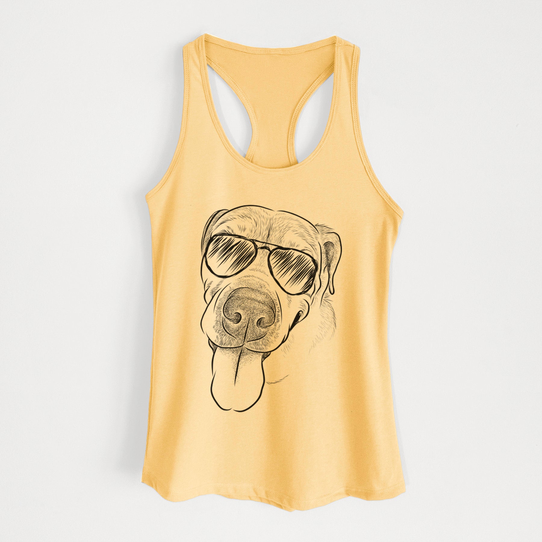 Sugar the Staffordshire Terrier Mix - Women's Racerback Tanktop