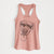 Sugar the Staffordshire Terrier Mix - Women's Racerback Tanktop