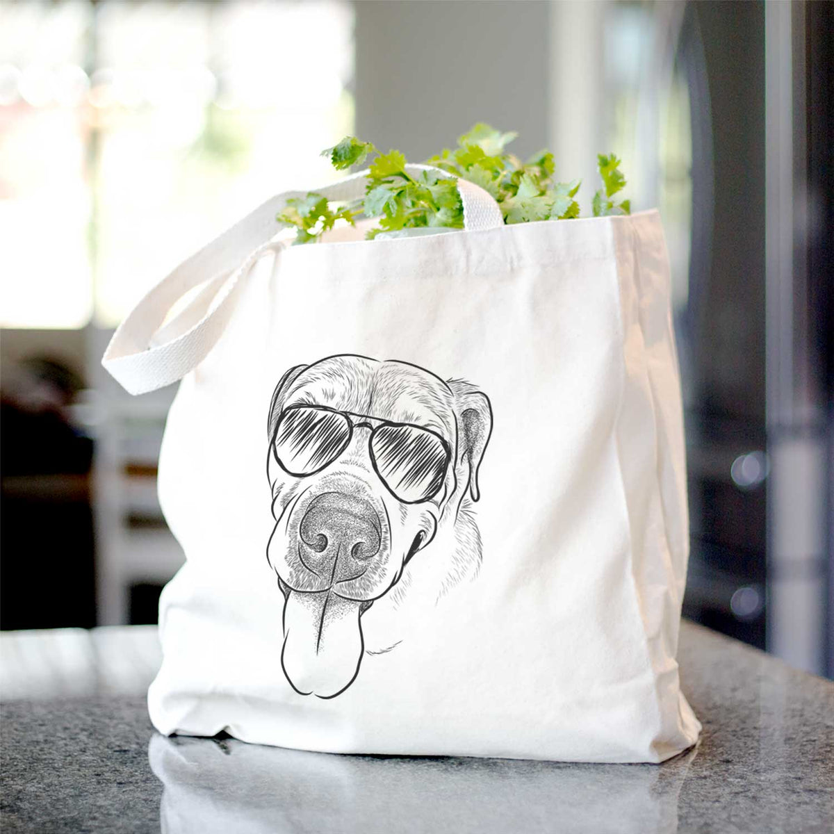 Sugar the Staffordshire Terrier Mix - Tote Bag