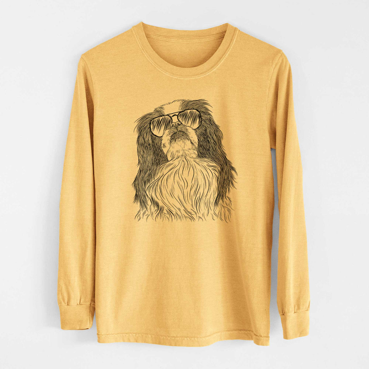 Aviators Suki the Japanese Chin - Heavyweight 100% Cotton Long Sleeve