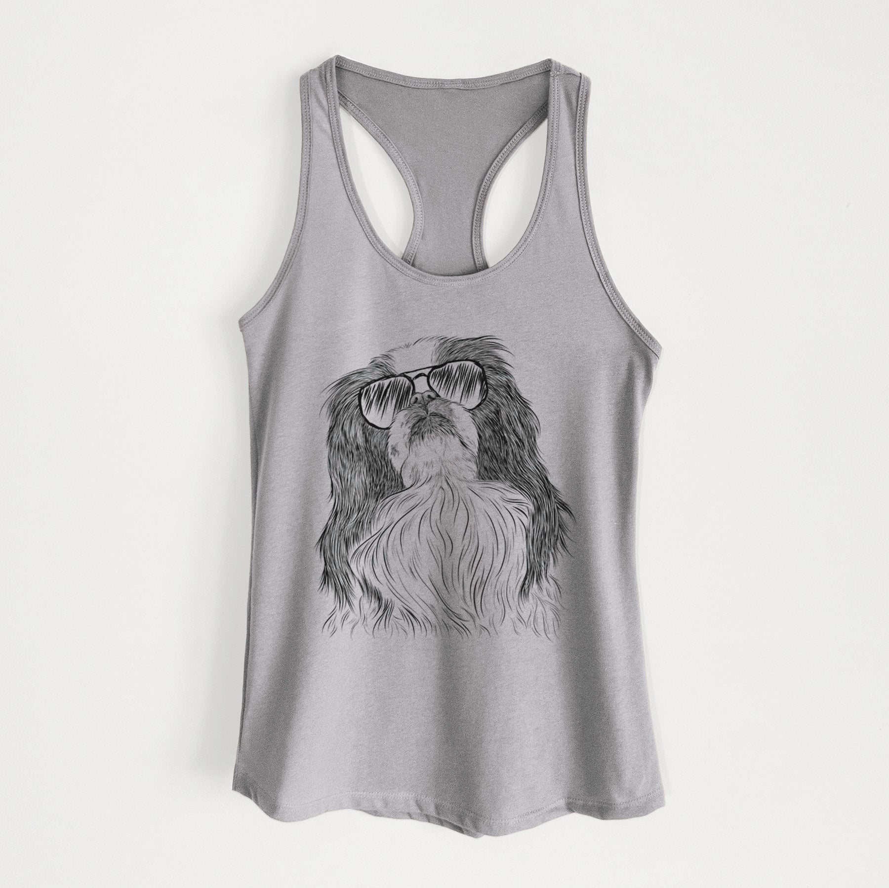 Suki the Japanese Chin - Women's Racerback Tanktop