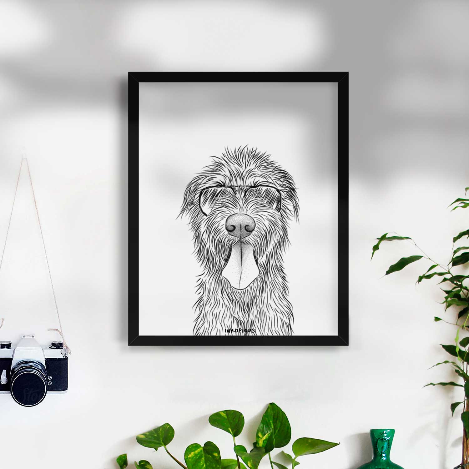Sullivan the Irish Wolfhound Art Print