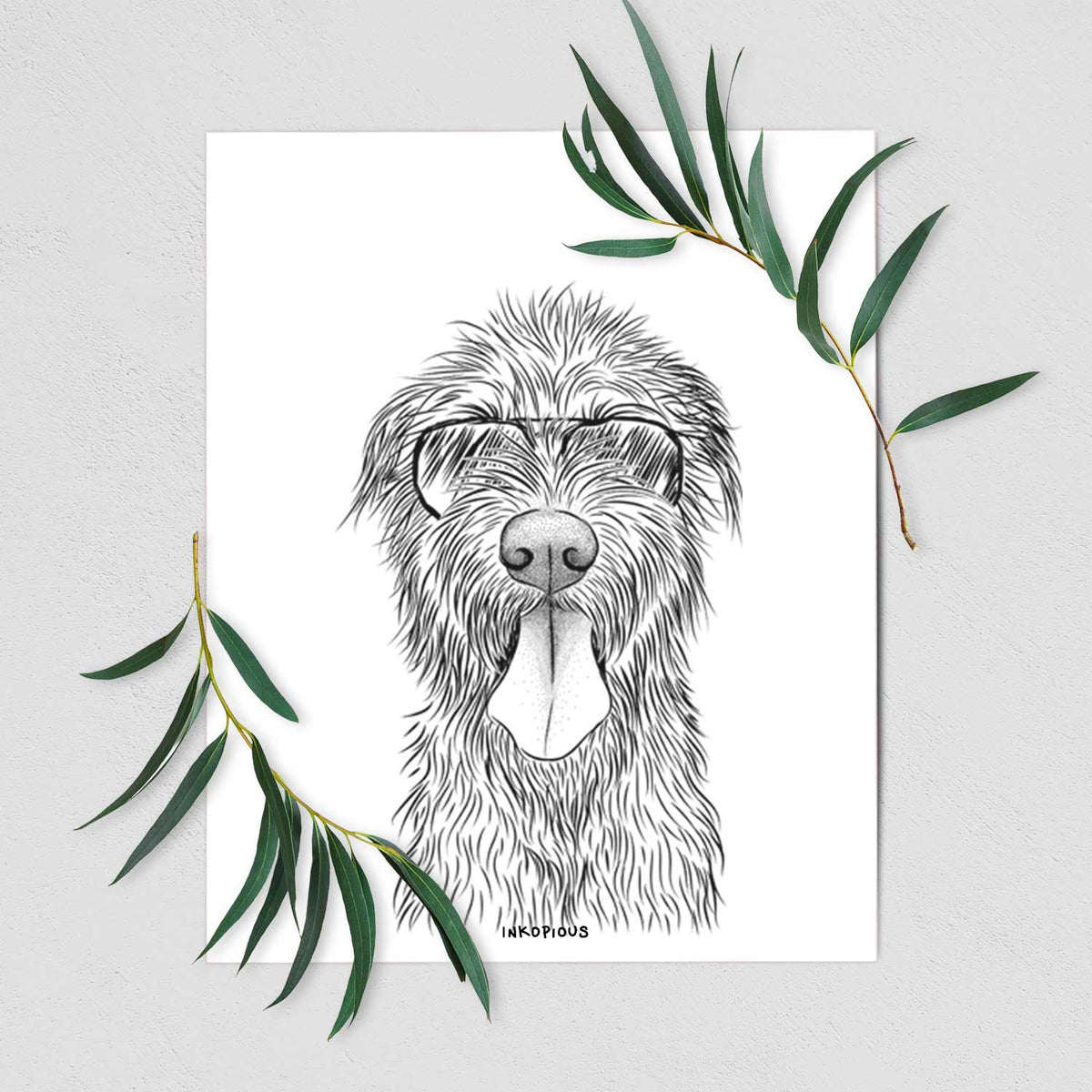 Sullivan the Irish Wolfhound Art Print