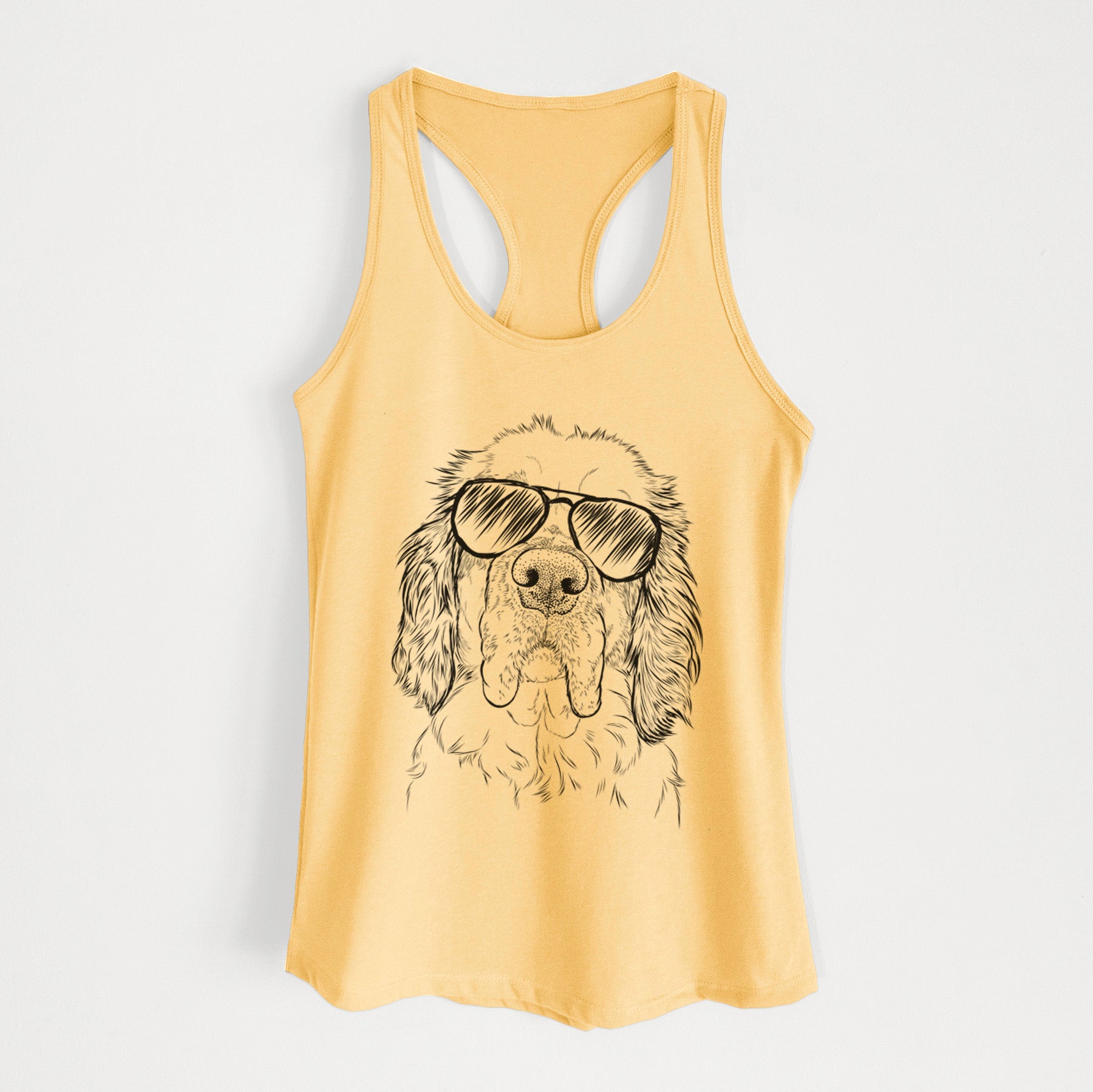 Sully the Clumber Spaniel - Women's Racerback Tanktop