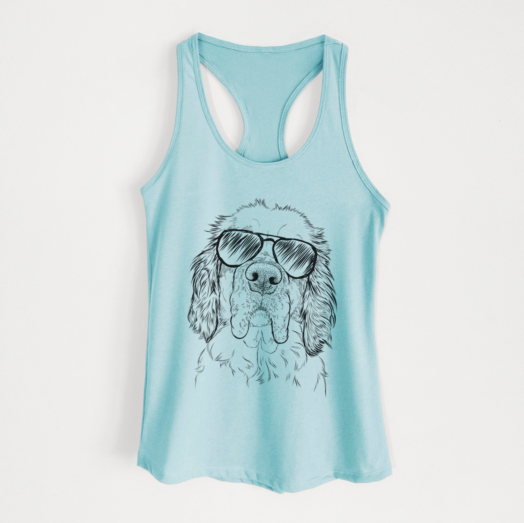 Sully the Clumber Spaniel - Women's Racerback Tanktop