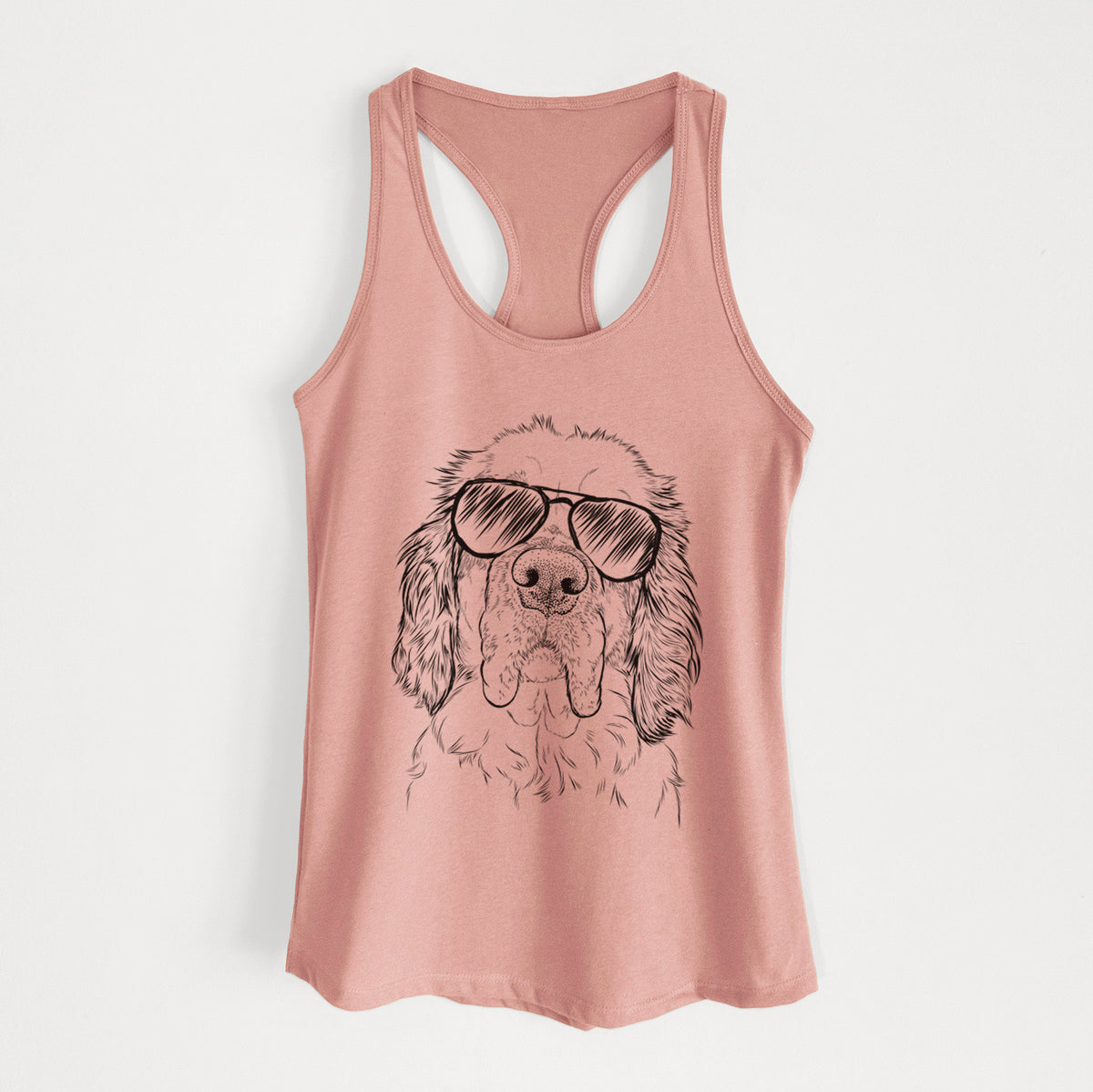 Sully the Clumber Spaniel - Women's Racerback Tanktop