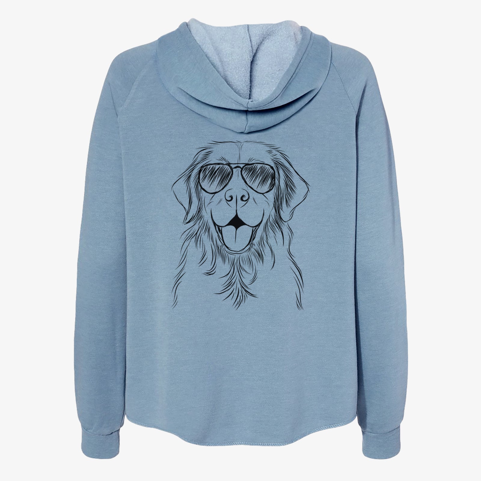 Sunny the Golden Retriever - Women's Cali Wave Zip-Up Sweatshirt