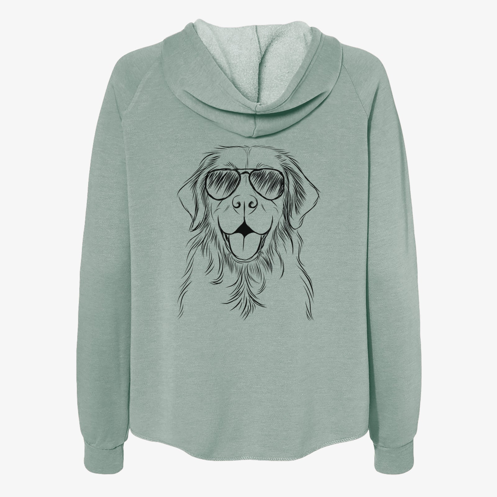 Sunny the Golden Retriever - Women's Cali Wave Zip-Up Sweatshirt