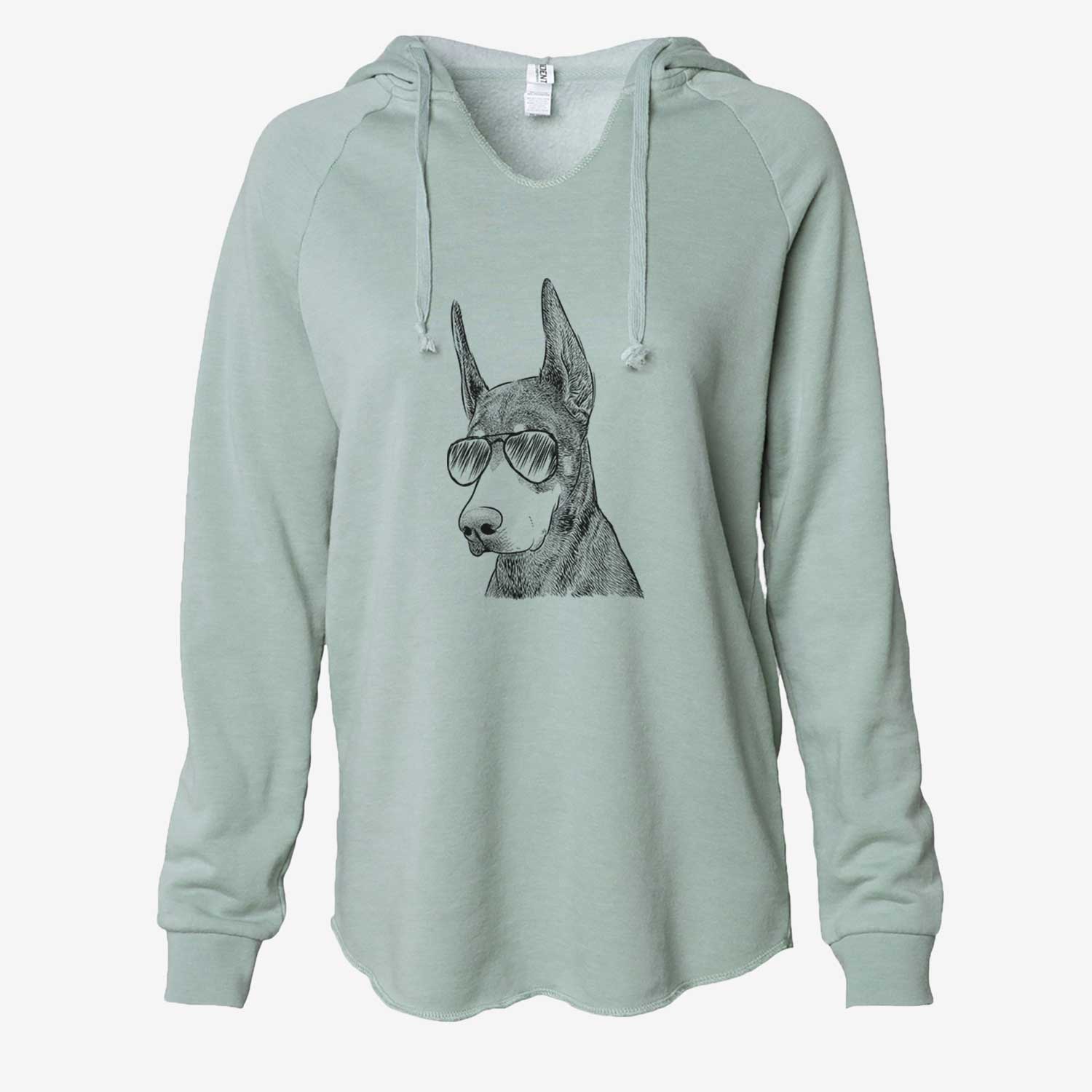 Sunny the Doberman Pinscher - Cali Wave Hooded Sweatshirt