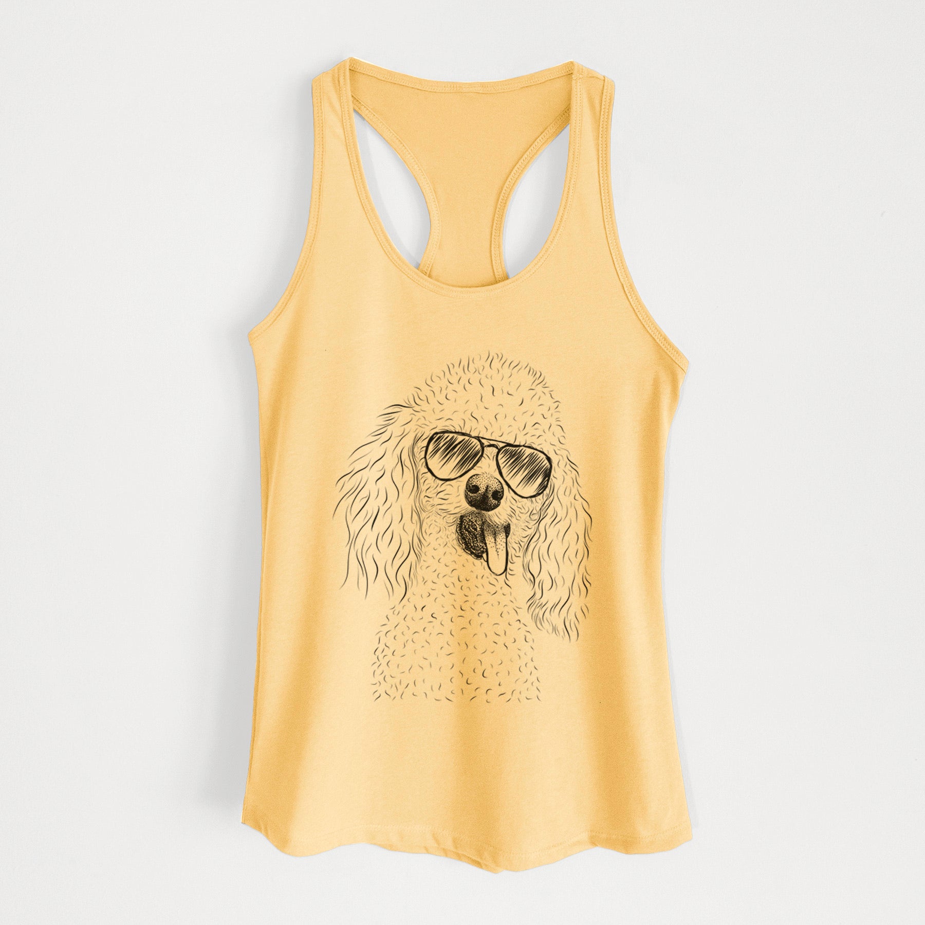 Super Joey the Toy Poodle - Women's Racerback Tanktop