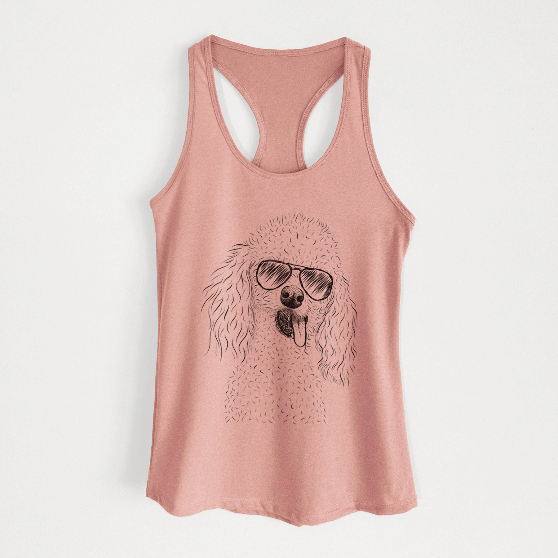 Super Joey the Toy Poodle - Women's Racerback Tanktop