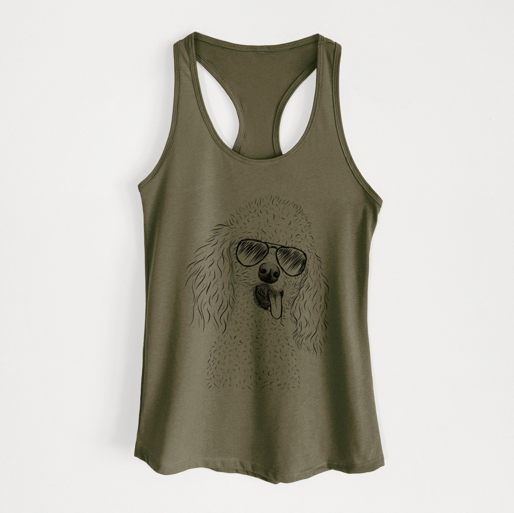 Super Joey the Toy Poodle - Women's Racerback Tanktop