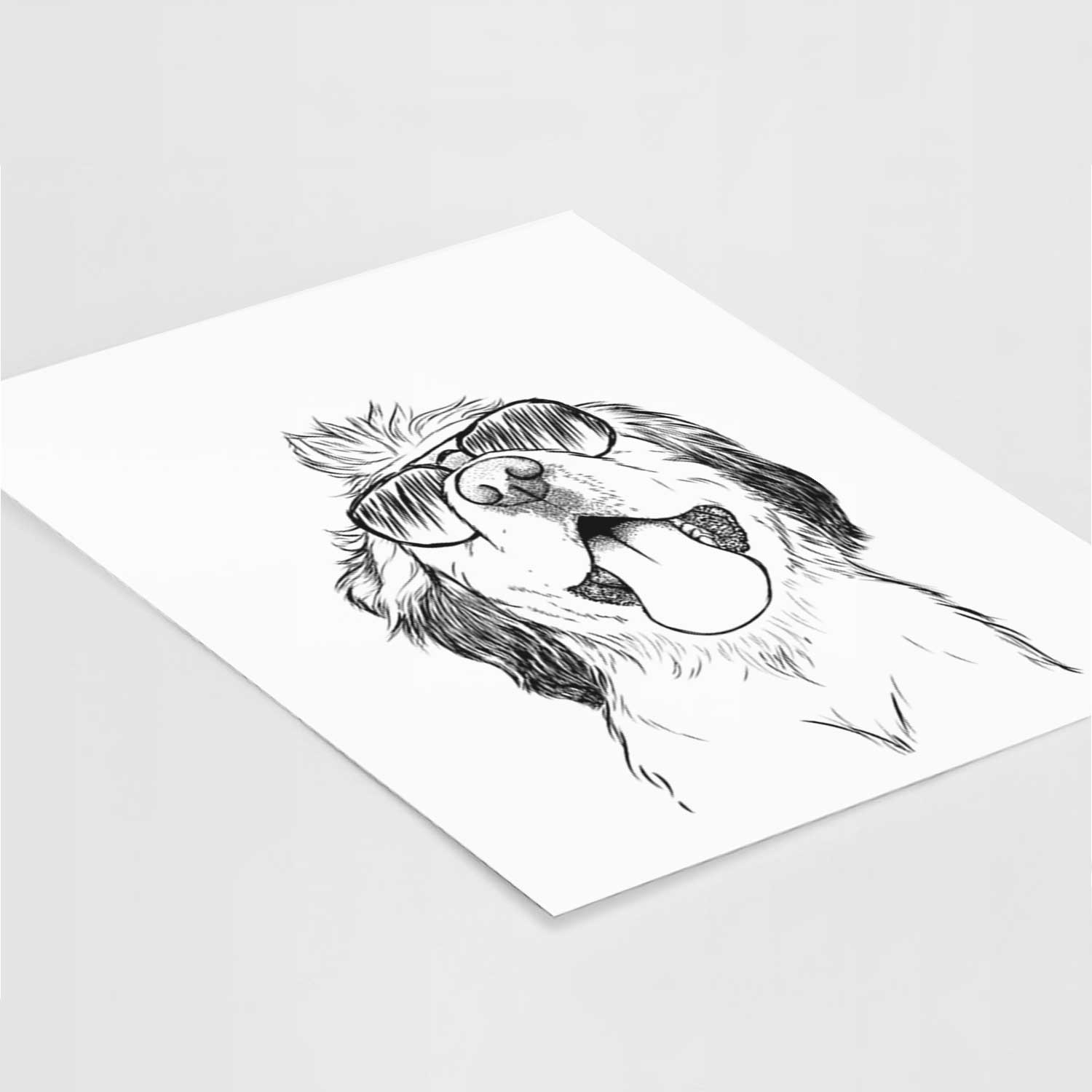 Sven the Mixed Breed Art Print