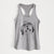 Sven the Double Merle Spaniel Aussie Mix - Women's Racerback Tanktop