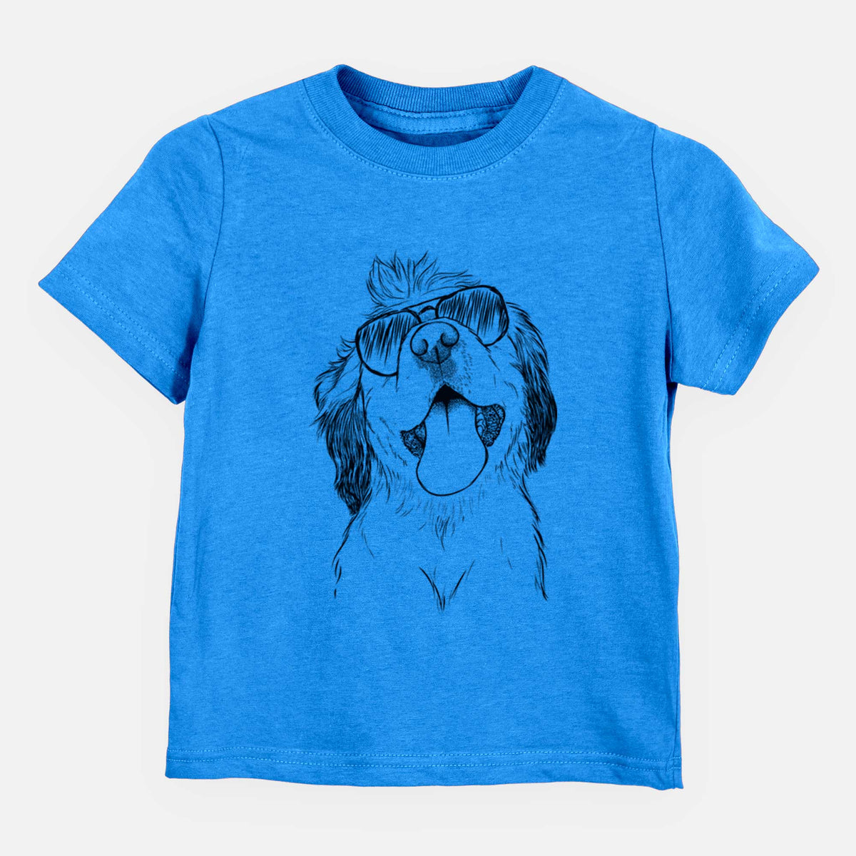 Aviator Sven the Double Merle Spaniel Aussie Mix - Kids/Youth/Toddler Shirt