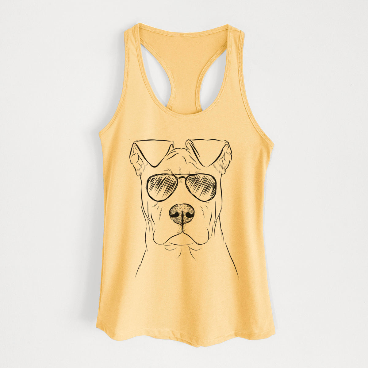 Sweet Finn the Mixed Breed - Women's Racerback Tanktop