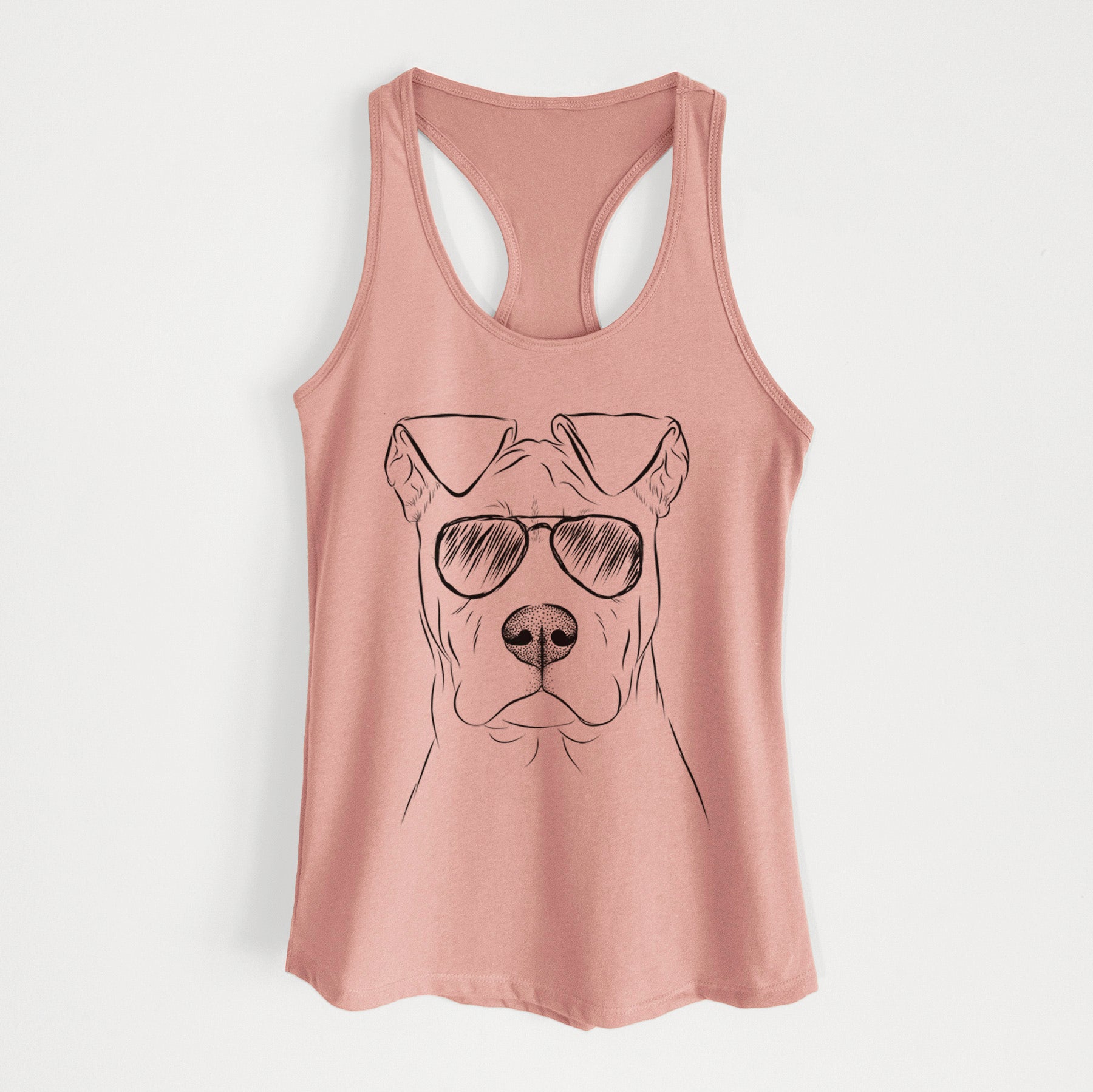 Sweet Finn the Mixed Breed - Women's Racerback Tanktop