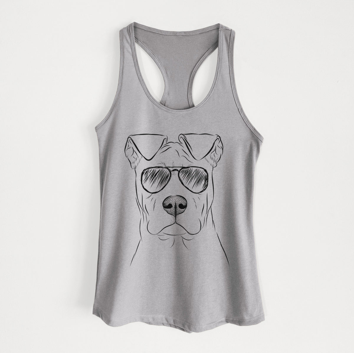 Sweet Finn the Mixed Breed - Women's Racerback Tanktop