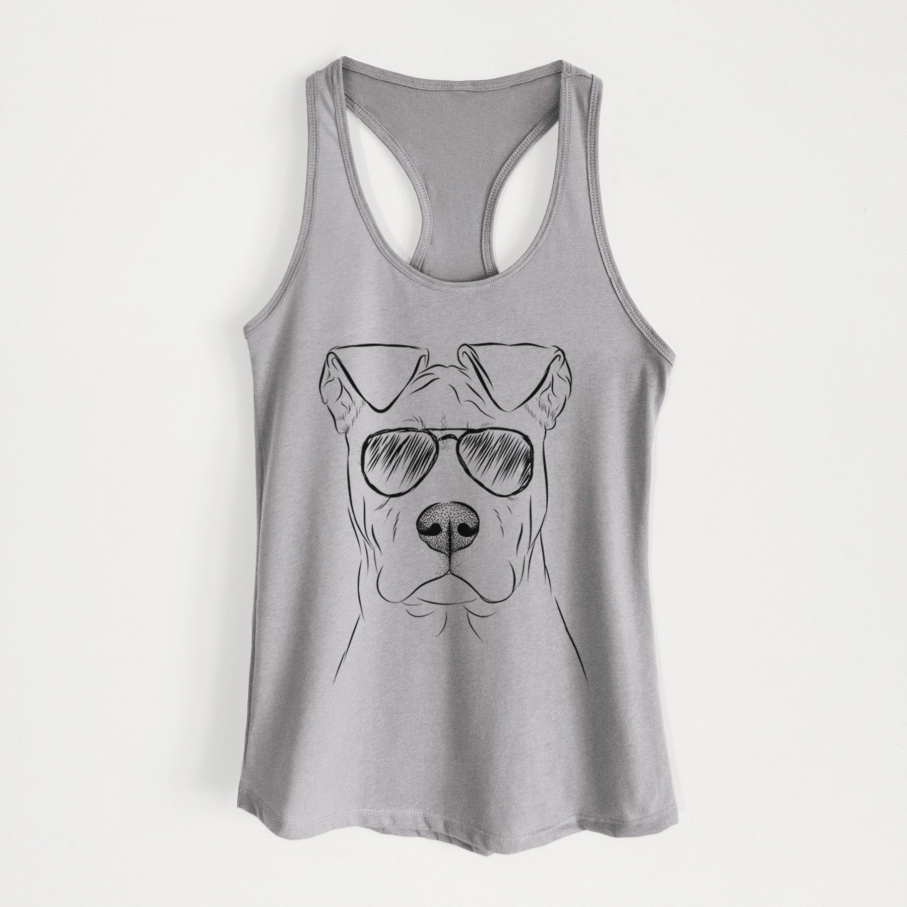 Sweet Finn the Mixed Breed - Women's Racerback Tanktop