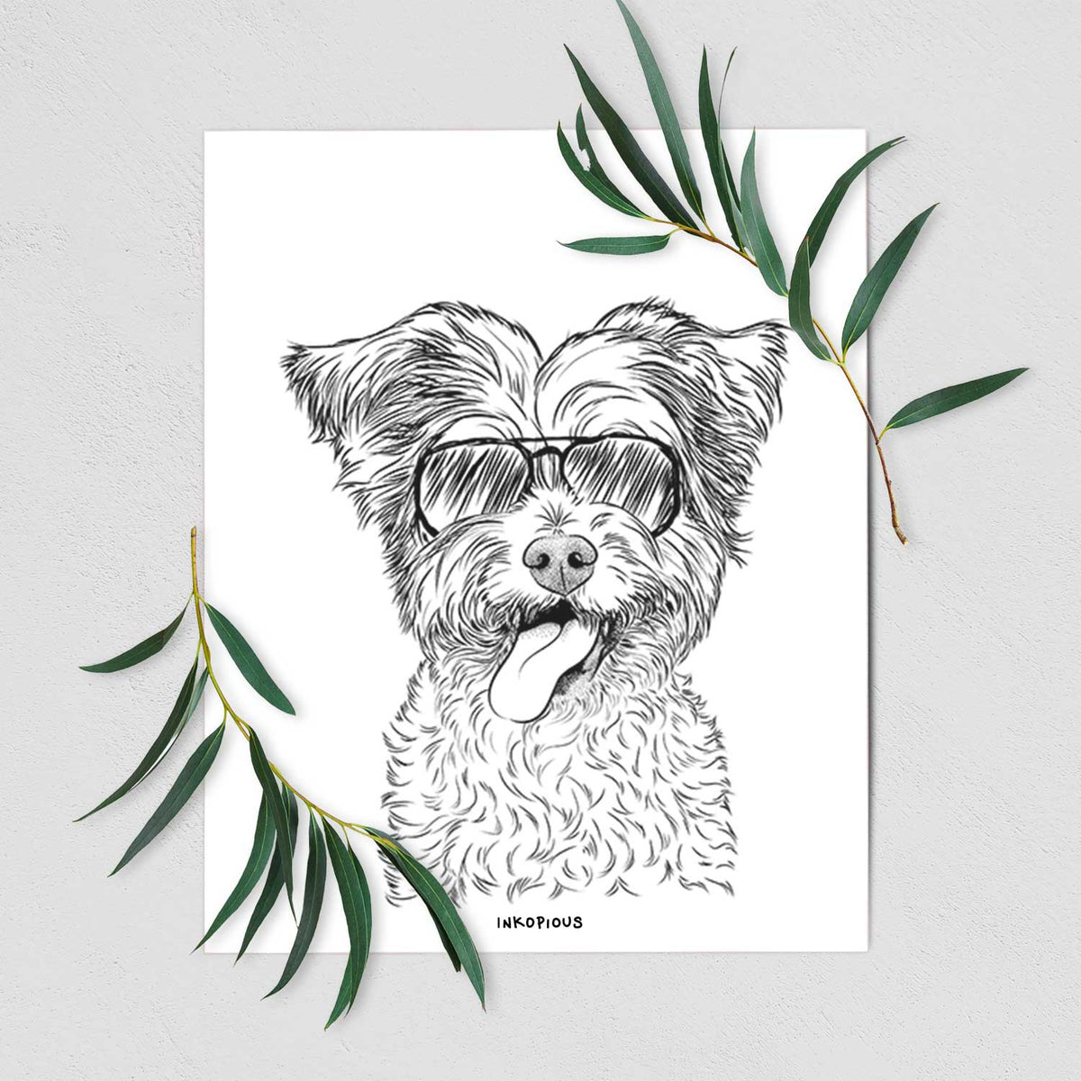 Sweetie the Terrier Mix Art Print