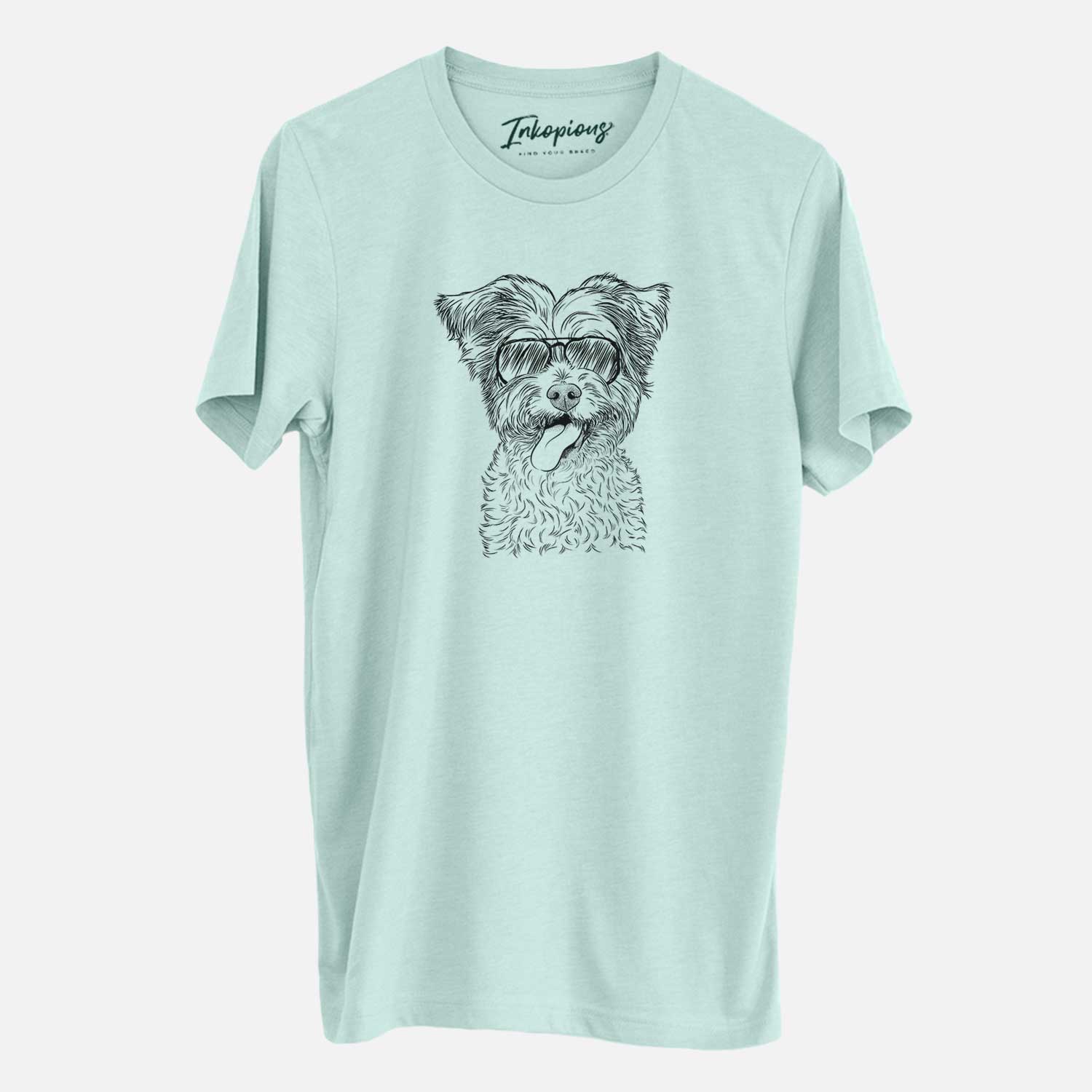 Aviator Sweetie the Terrier Mix - Unisex Crewneck