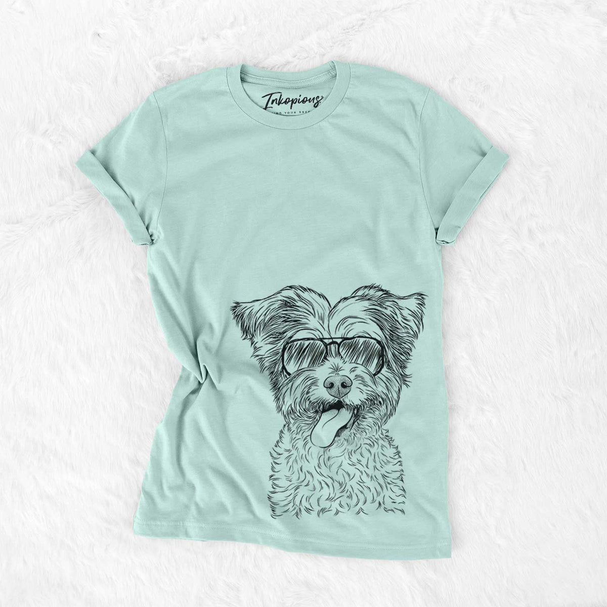 Aviator Sweetie the Terrier Mix - Unisex Crewneck