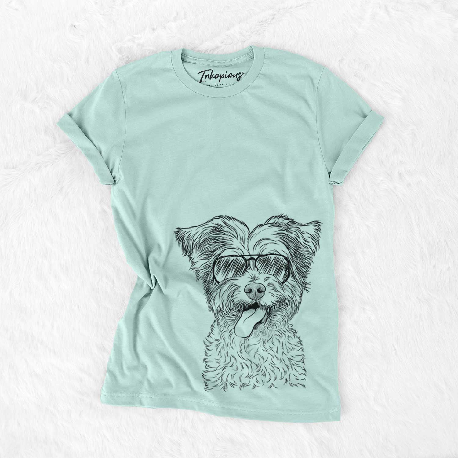 Aviator Sweetie the Terrier Mix - Unisex Crewneck