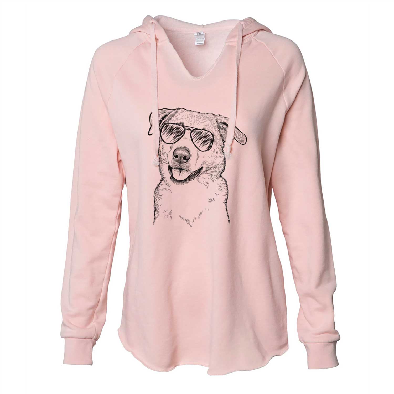 Sydney the Great Pyrenees Australian Shepherd Mix - Cali Wave Hooded Sweatshirt