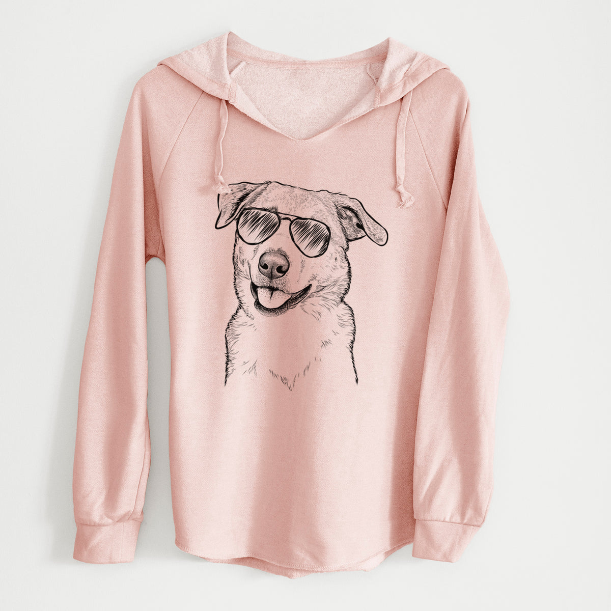 Aviator Sydney the Great Pyrenees Australian Shepherd Mix - Cali Wave Hooded Sweatshirt