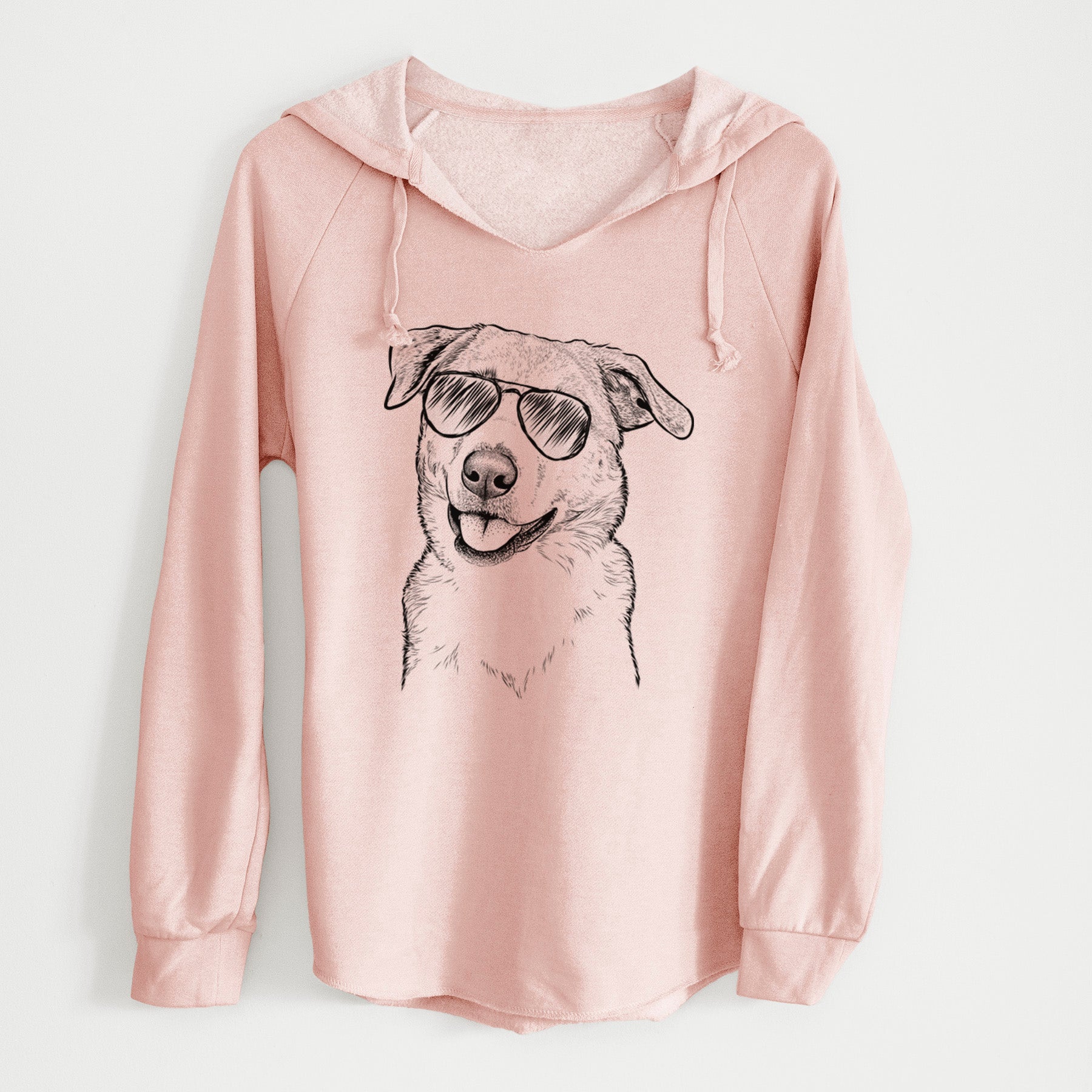 Aviator Sydney the Great Pyrenees Australian Shepherd Mix - Cali Wave Hooded Sweatshirt