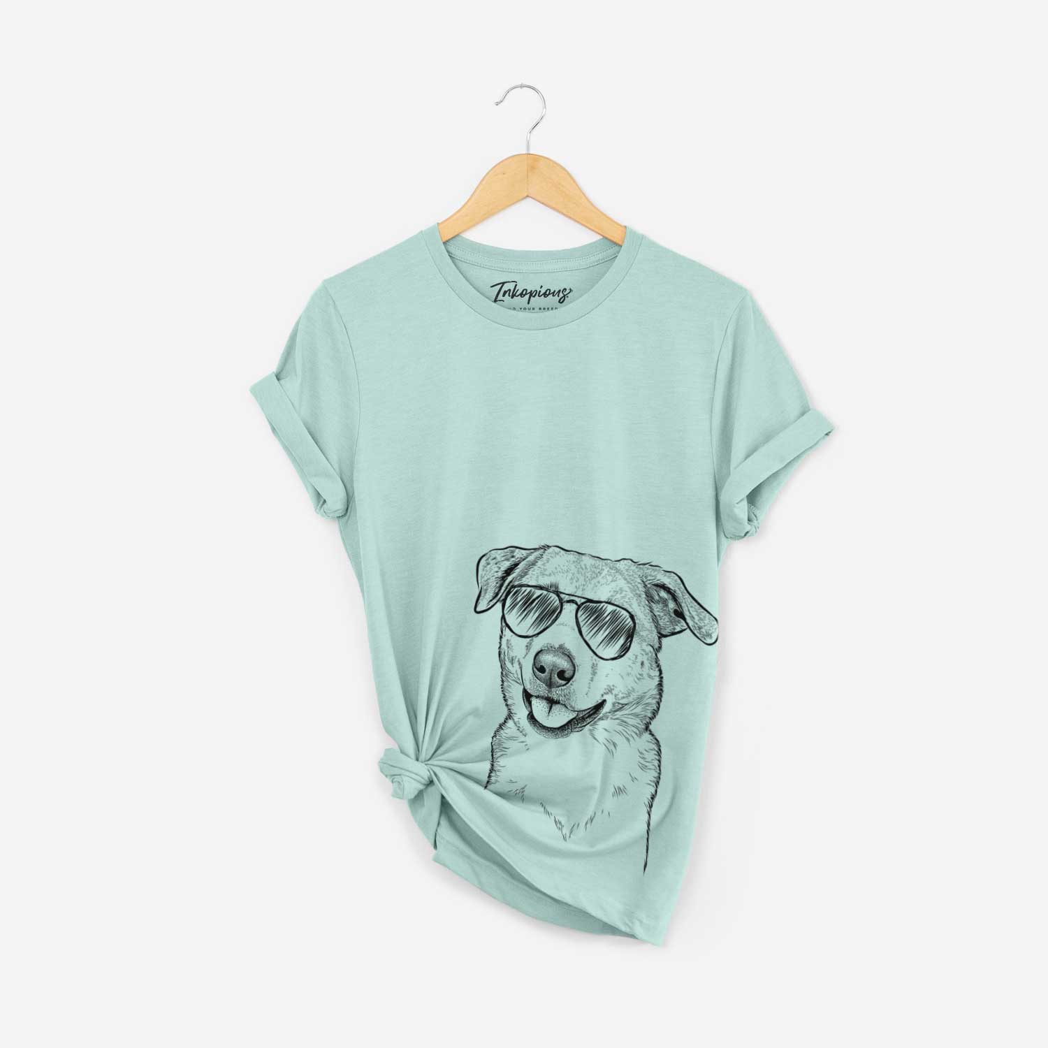 Sydney the Great Pyrenees Australian Shepherd Mix - Bella Canvas Unisex Crewneck