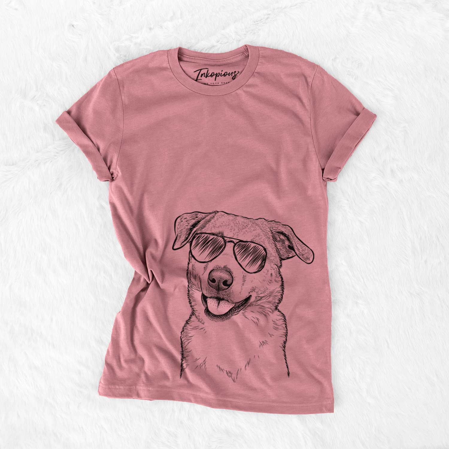 Sydney the Great Pyrenees Australian Shepherd Mix - Bella Canvas Unisex Crewneck