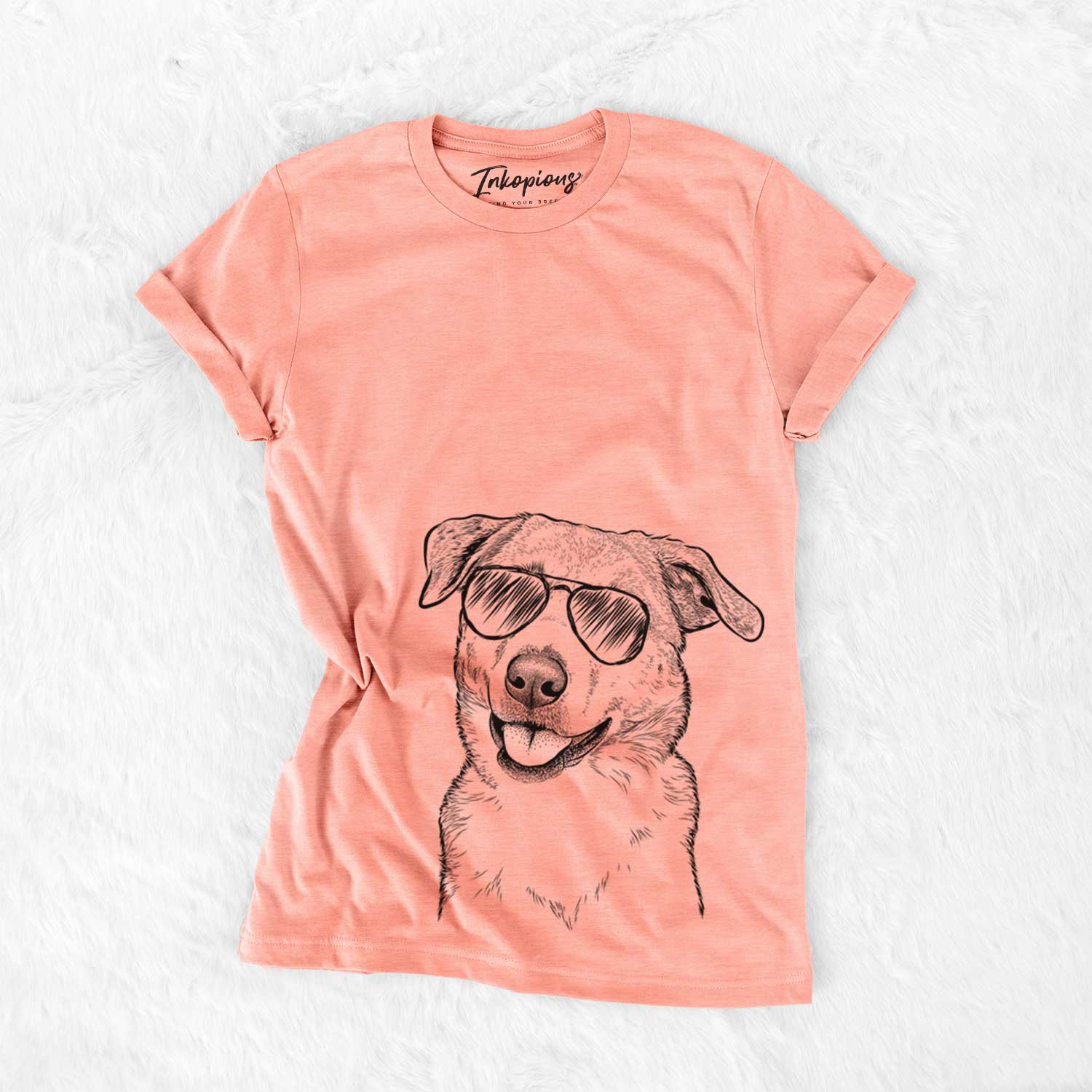 Sydney the Great Pyrenees Australian Shepherd Mix - Bella Canvas Unisex Crewneck