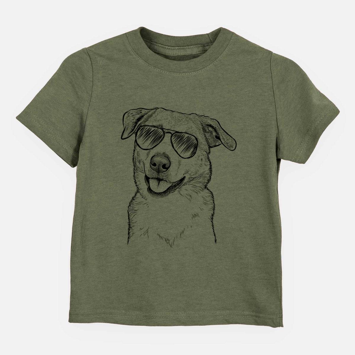 Aviator Sydney the Great Pyrenees Australian Shepherd Mix - Kids/Youth/Toddler Shirt