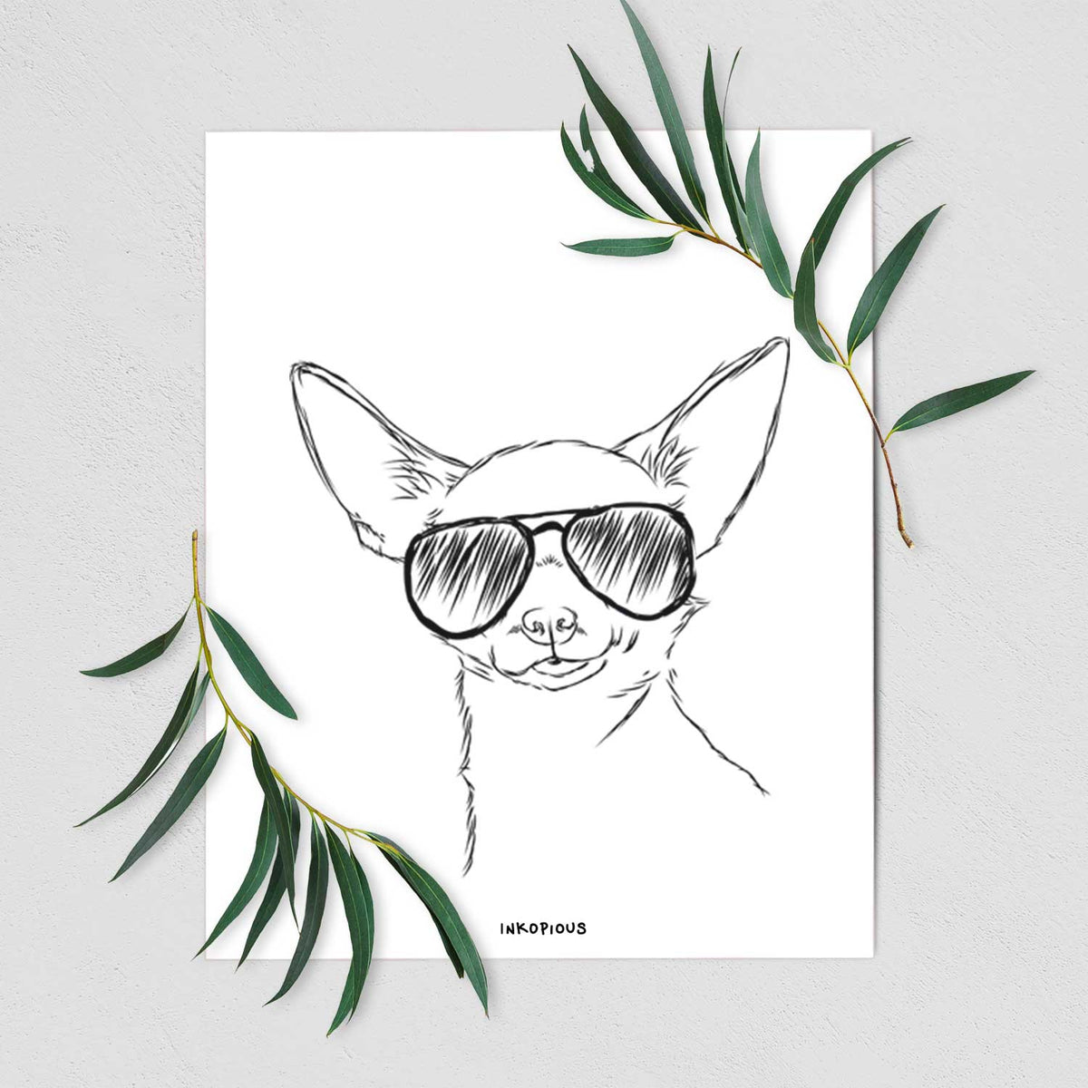 Tabitha the Chihuahua Art Print