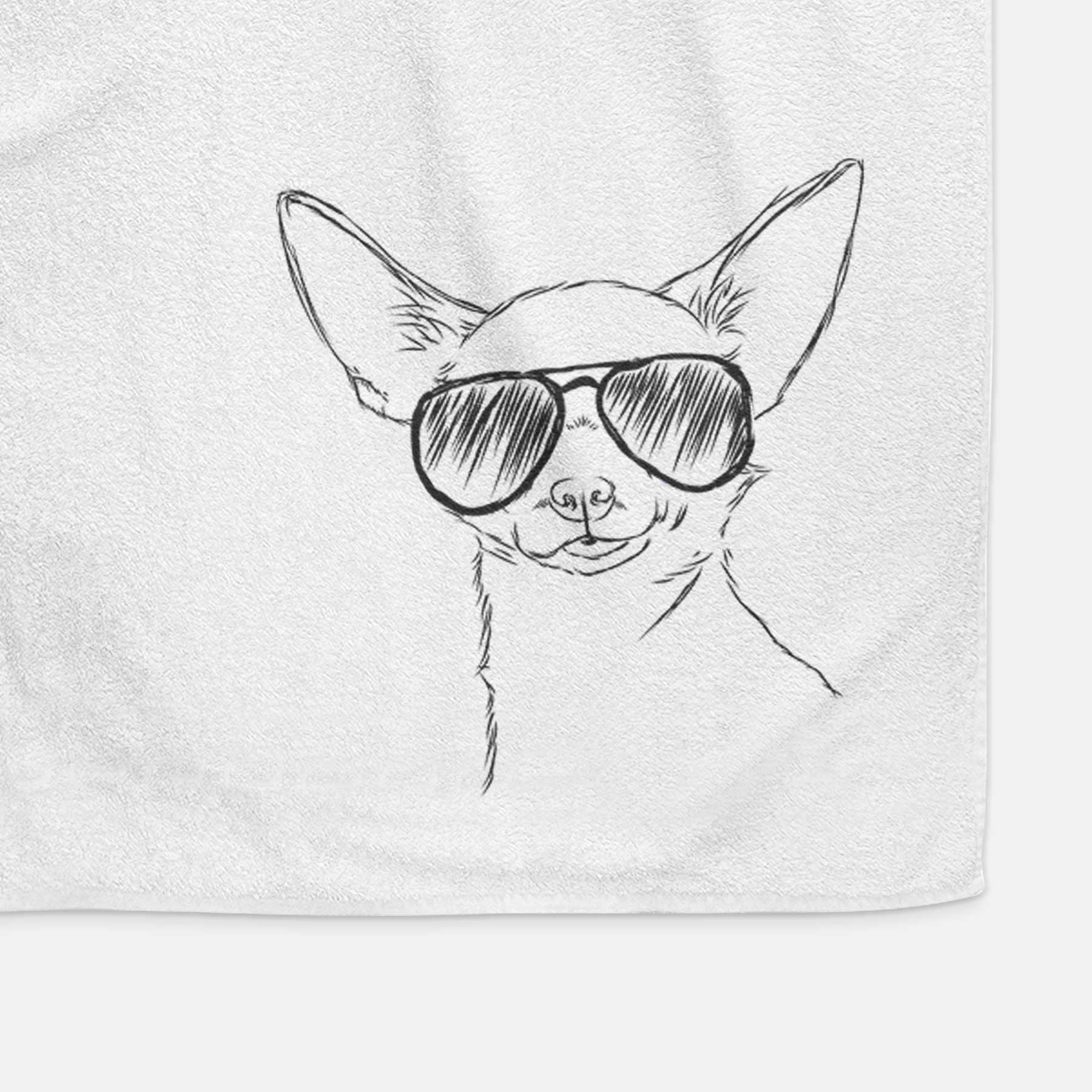 Tabitha the Chihuahua Decorative Hand Towel