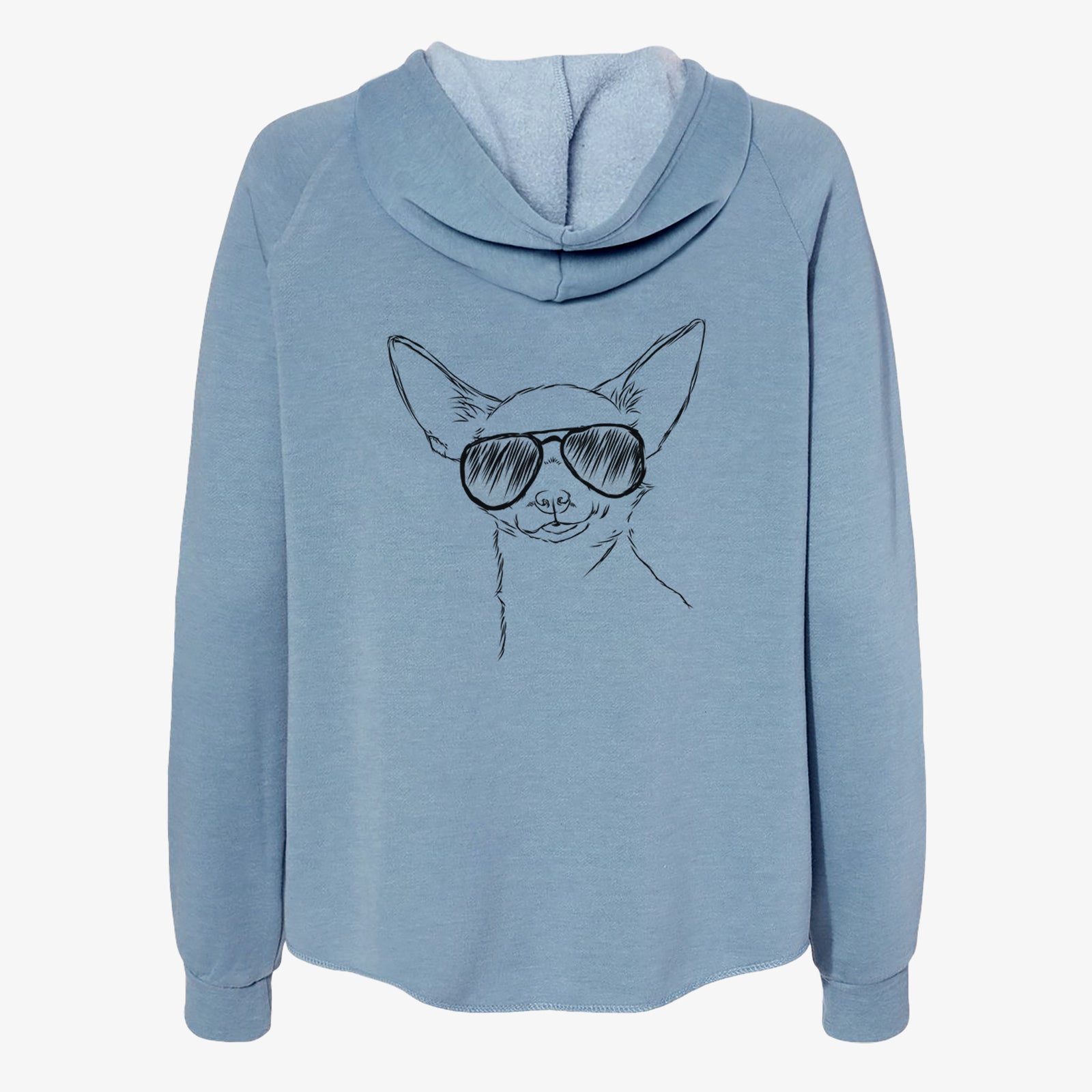 Tabitha the Chihuahua - Women's Cali Wave Zip-Up Sweatshirt