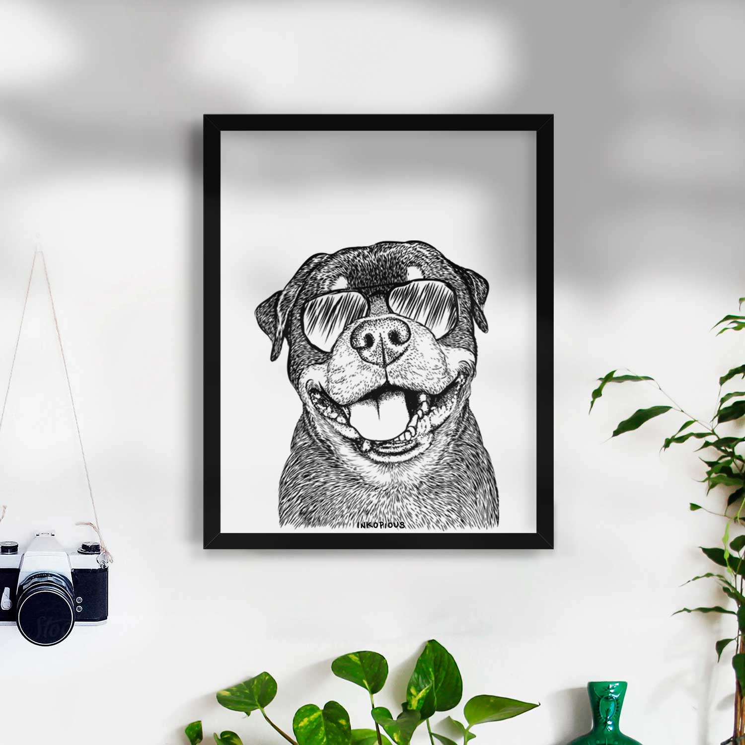 Talos the Rottweiler Art Print