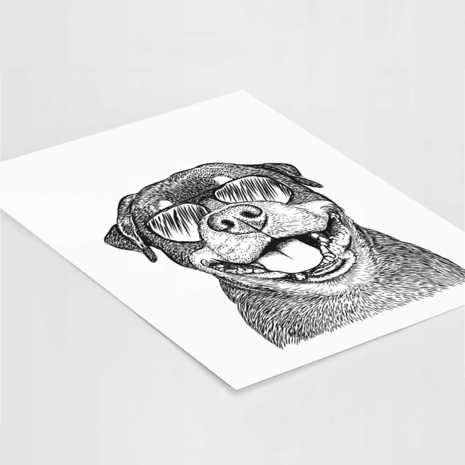 Talos the Rottweiler Art Print