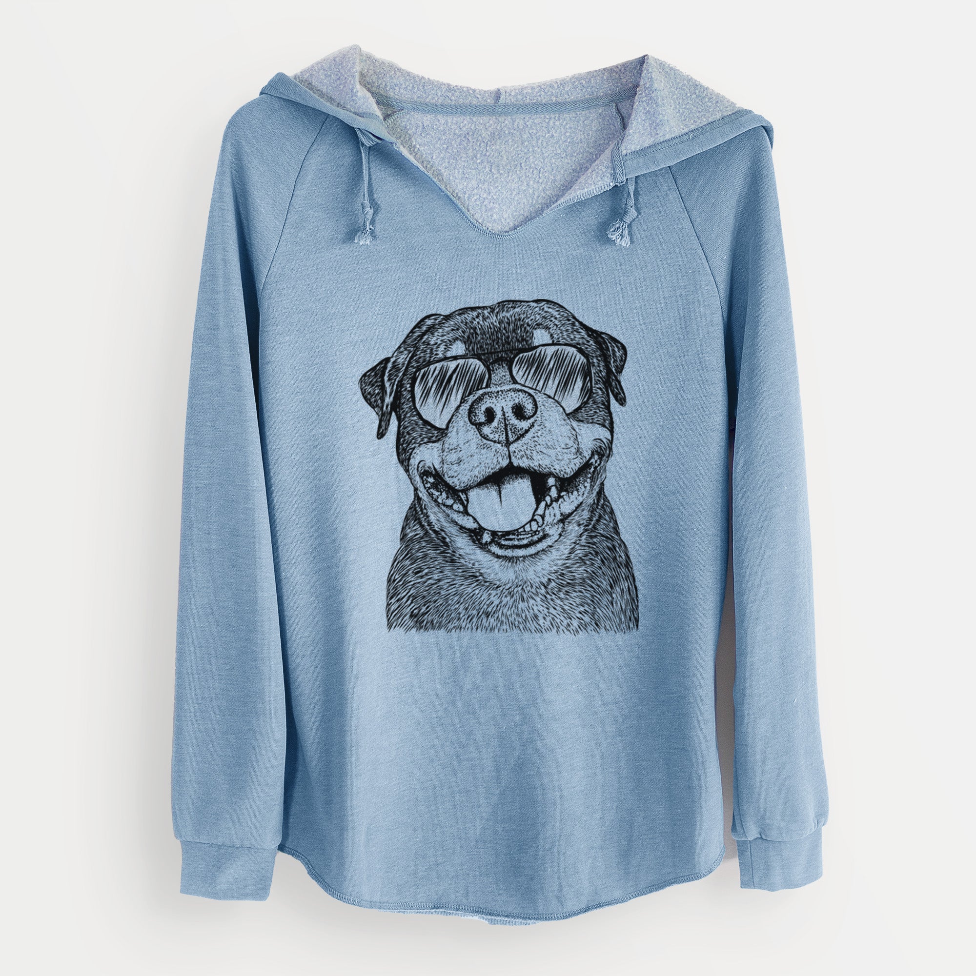 Aviator Talos the Rottweiler - Cali Wave Hooded Sweatshirt