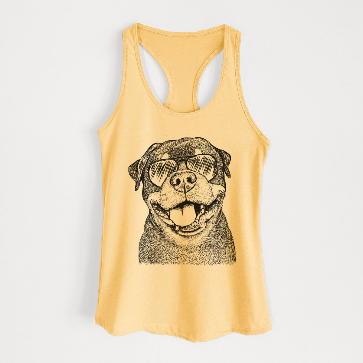 Talos the Rottweiler - Women's Racerback Tanktop