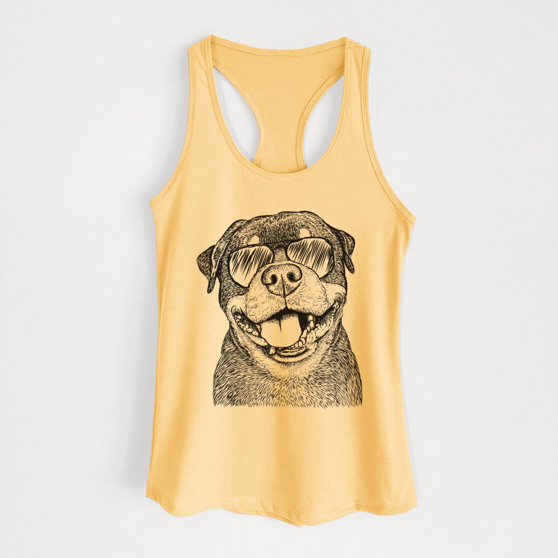 Talos the Rottweiler - Women's Racerback Tanktop