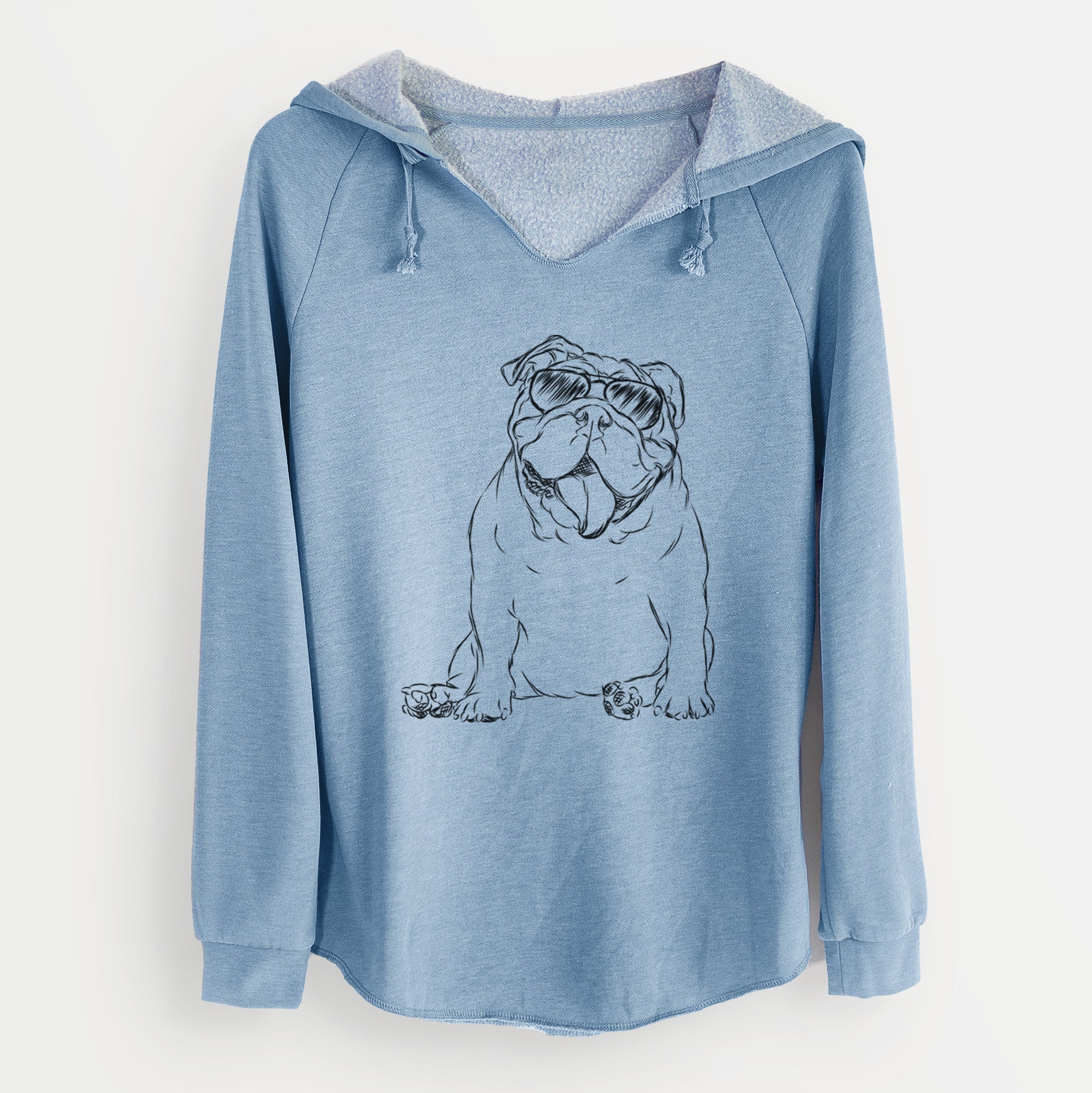 Aviator Tank the English Bulldog - Cali Wave Hooded Sweatshirt