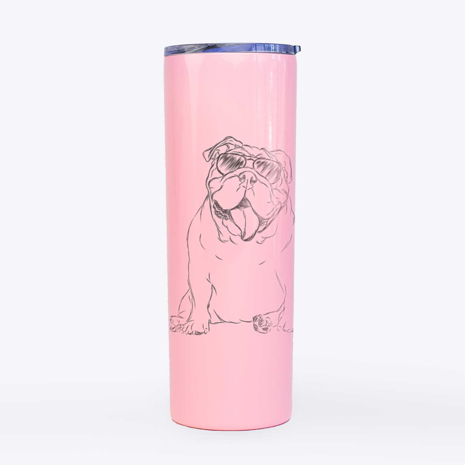 Tank the English Bulldog - 20oz Skinny Tumbler