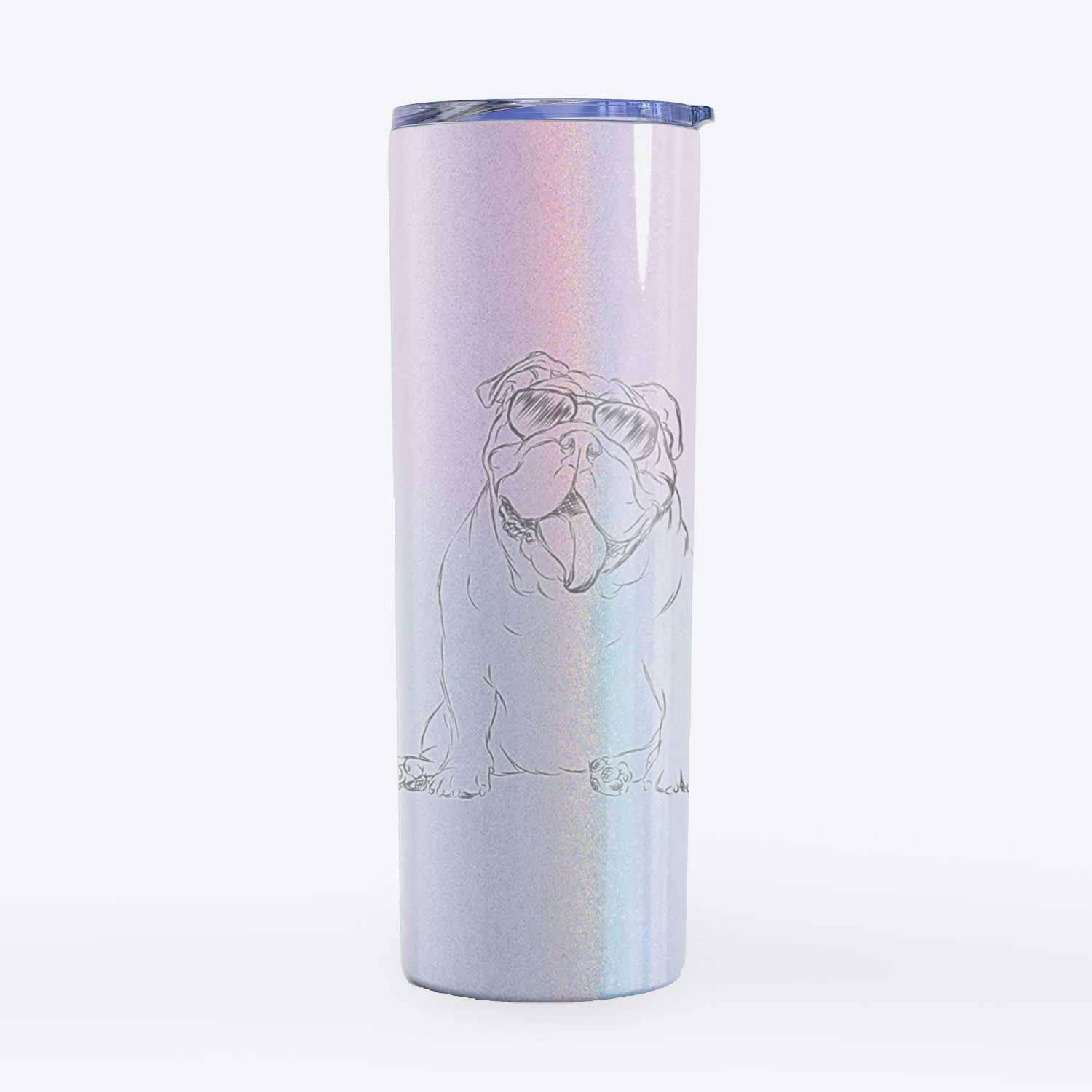 Tank the English Bulldog - 20oz Skinny Tumbler