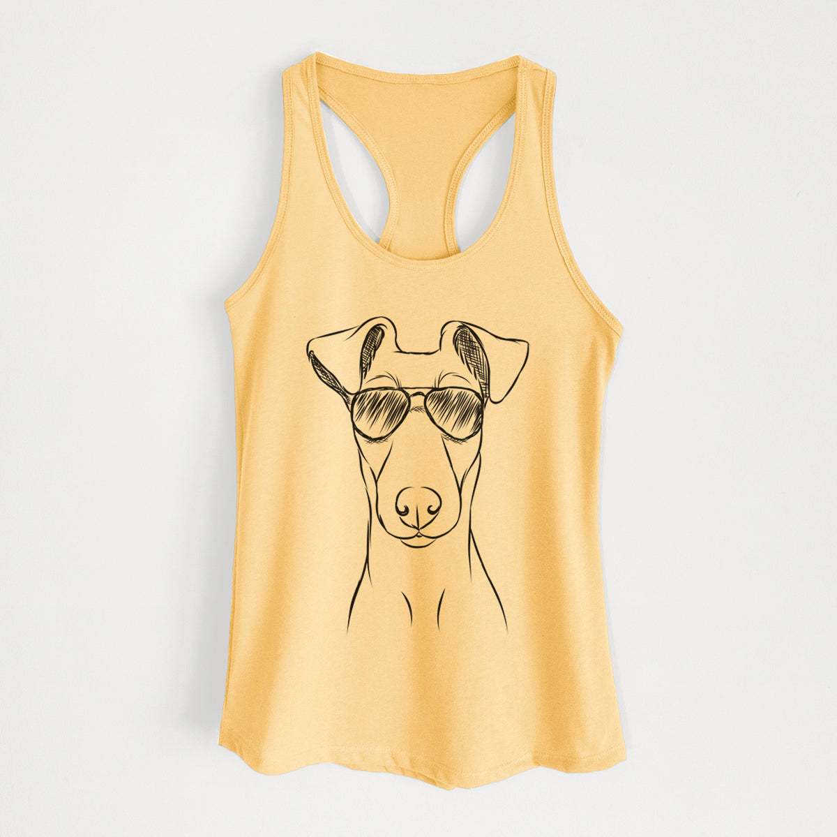 Tanner the Fox Terrier - Women's Racerback Tanktop
