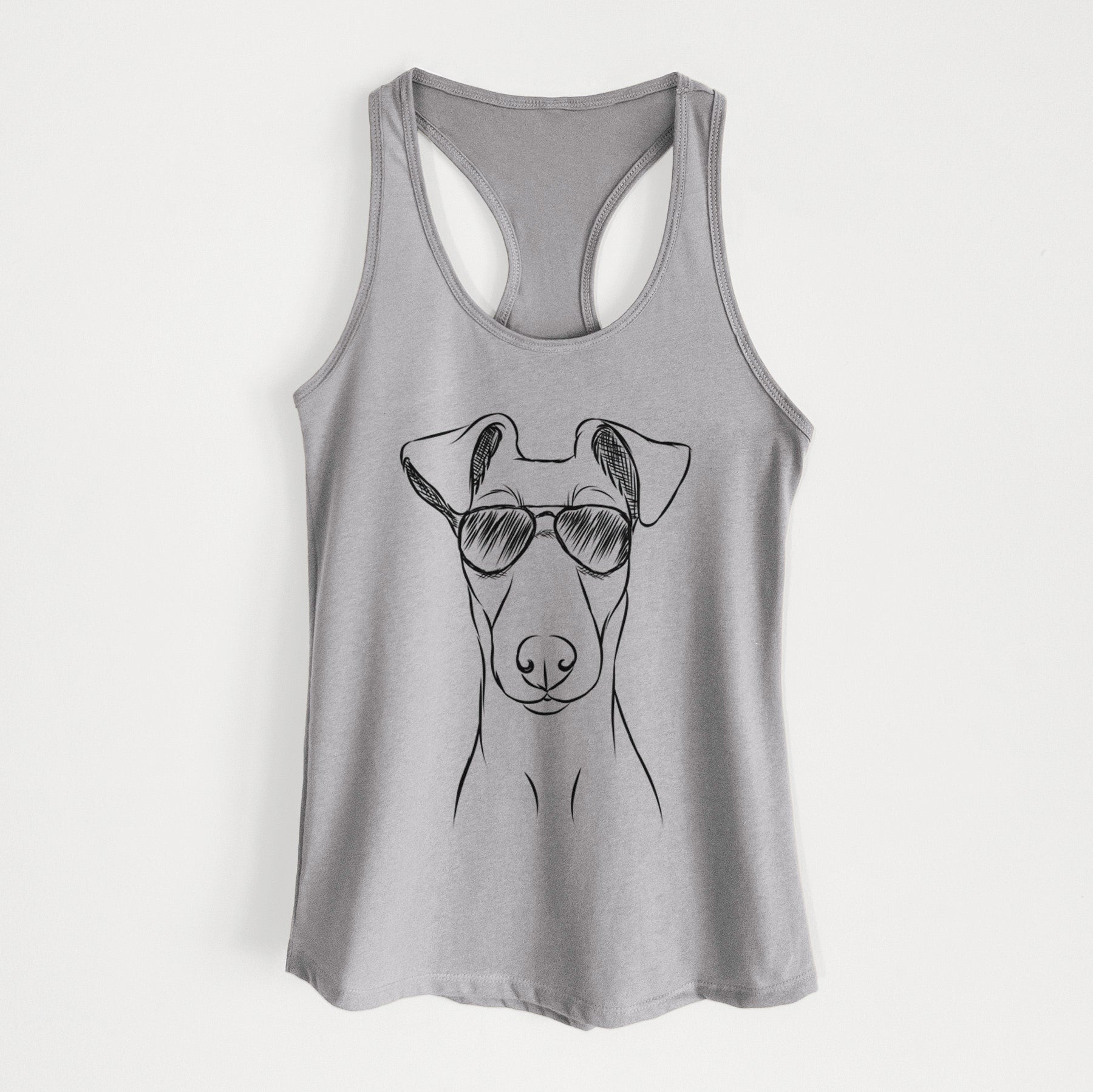 Tanner the Fox Terrier - Women's Racerback Tanktop