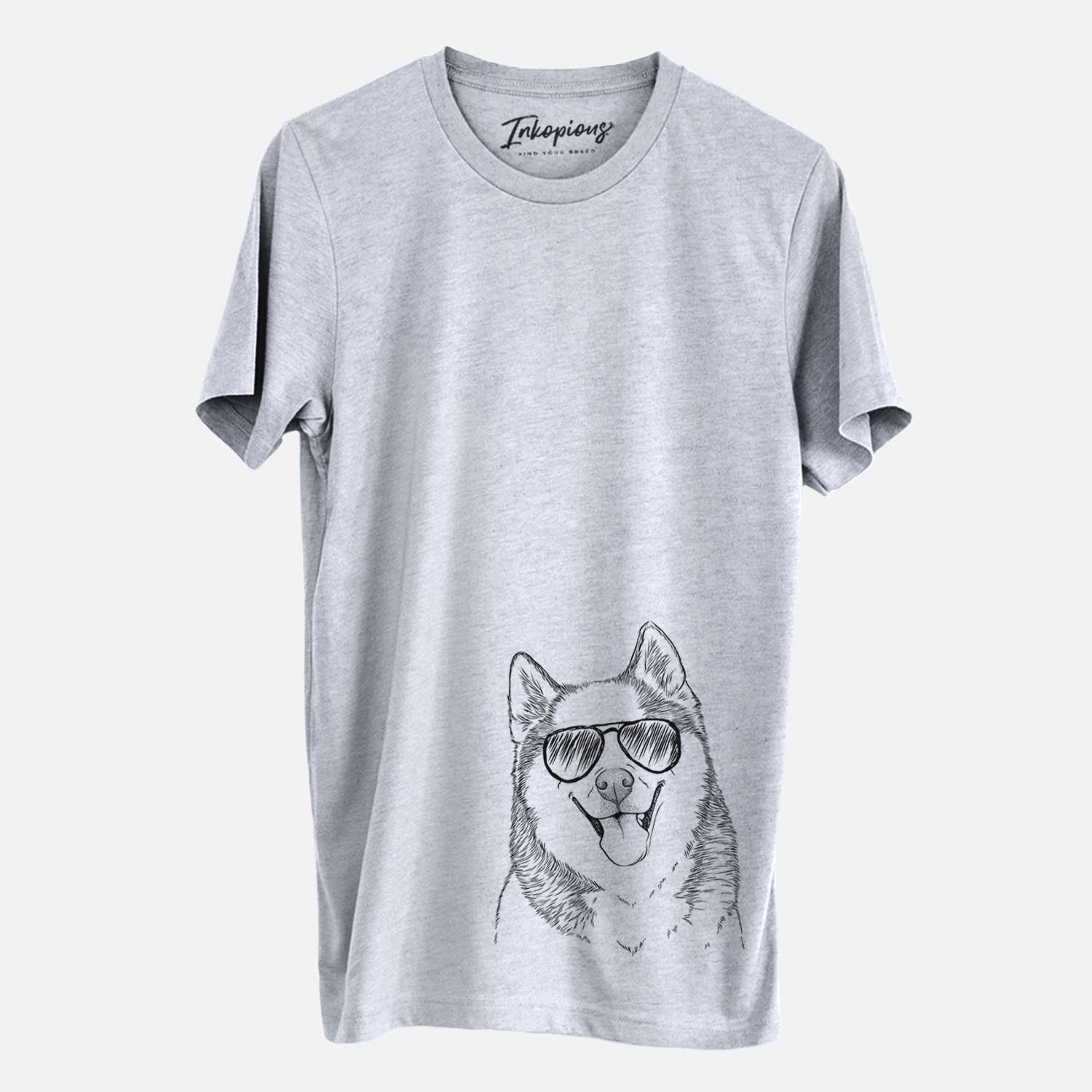 Aviator Teak the Siberian Husky - Unisex Crewneck